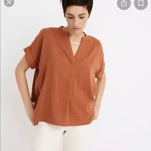 Madewell Lakeline Popover Shirt size XL
